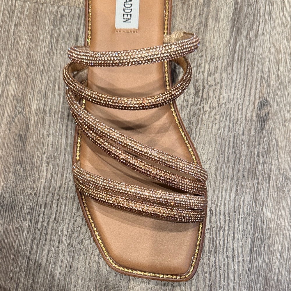 Steve Madden Tan Multi-Strap Sandals - Picture 3 of 4